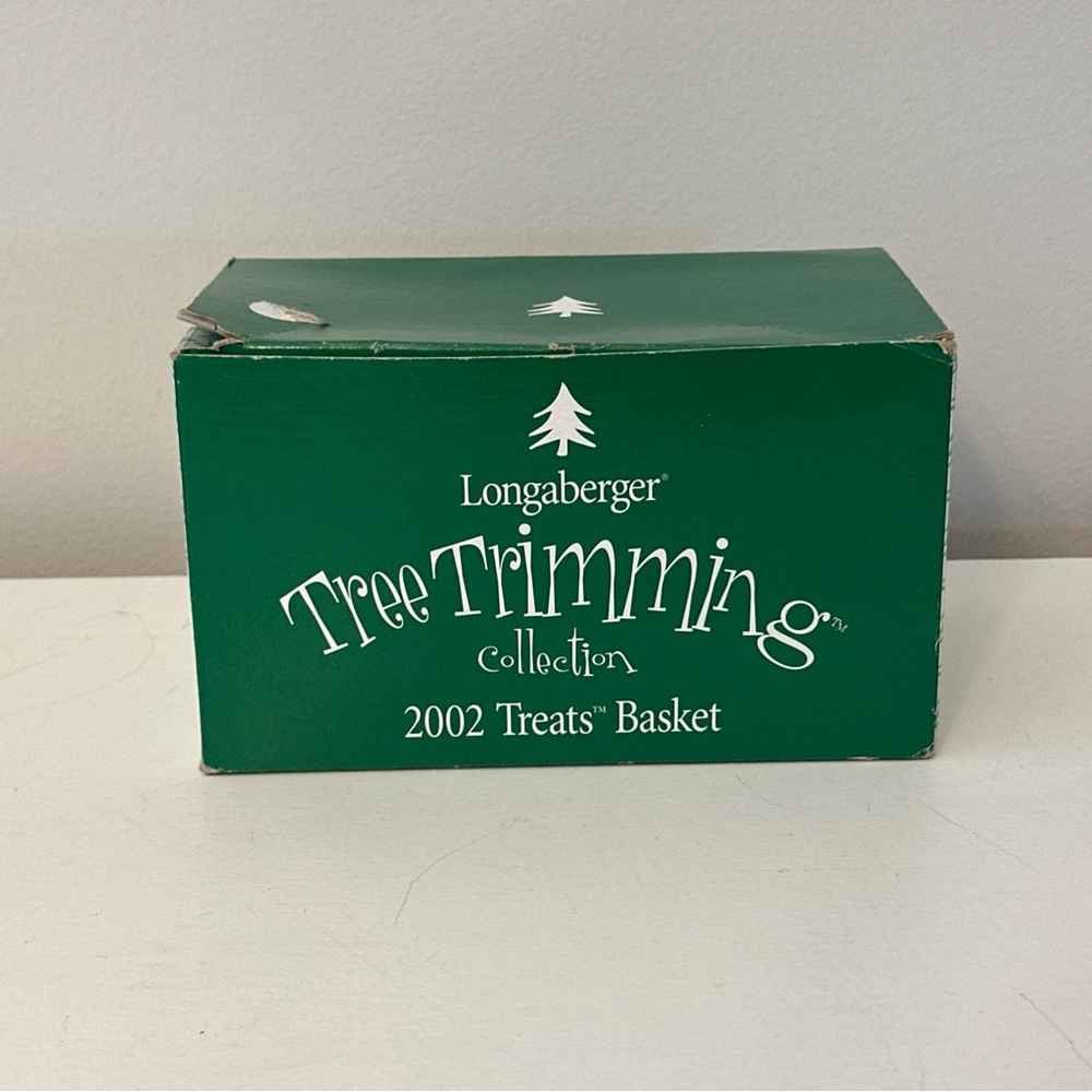 Longaberger Treats Basket 2002 Plastic & Fabric Liner & Lid